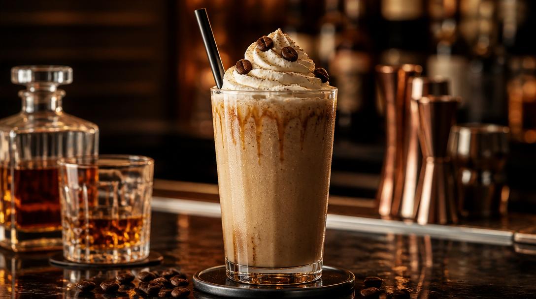 Bourbon Coffee Milkshake: Hříšně dobrý kávový koktejl pro dospělé