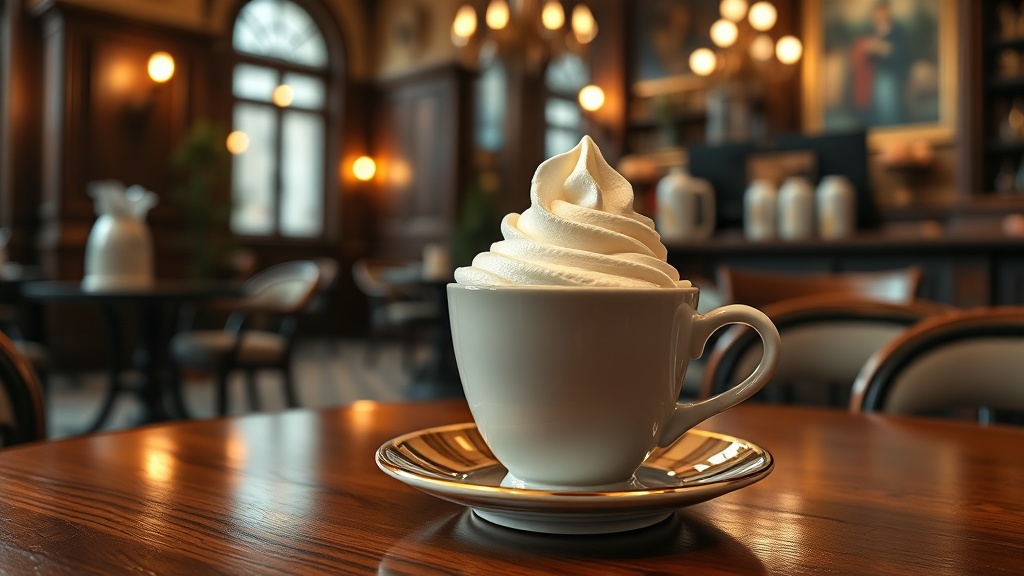 Caffè con Panna jak vypadá pravá italská vídeňská káva v historických kavárnách