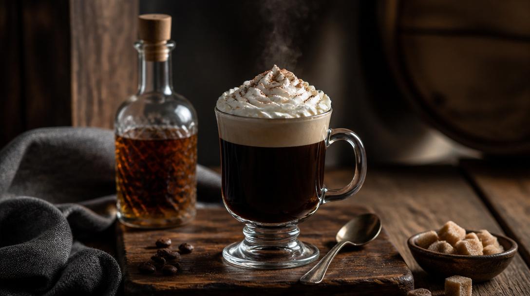 Irská káva: Jak na originální recept s pravou whisky a smetanou