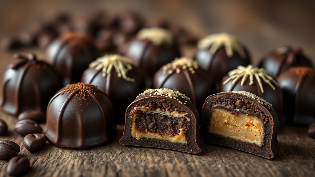 Kávové bonbóny a pralinky jak Italové přenesli chuť espressa do cukrovinek