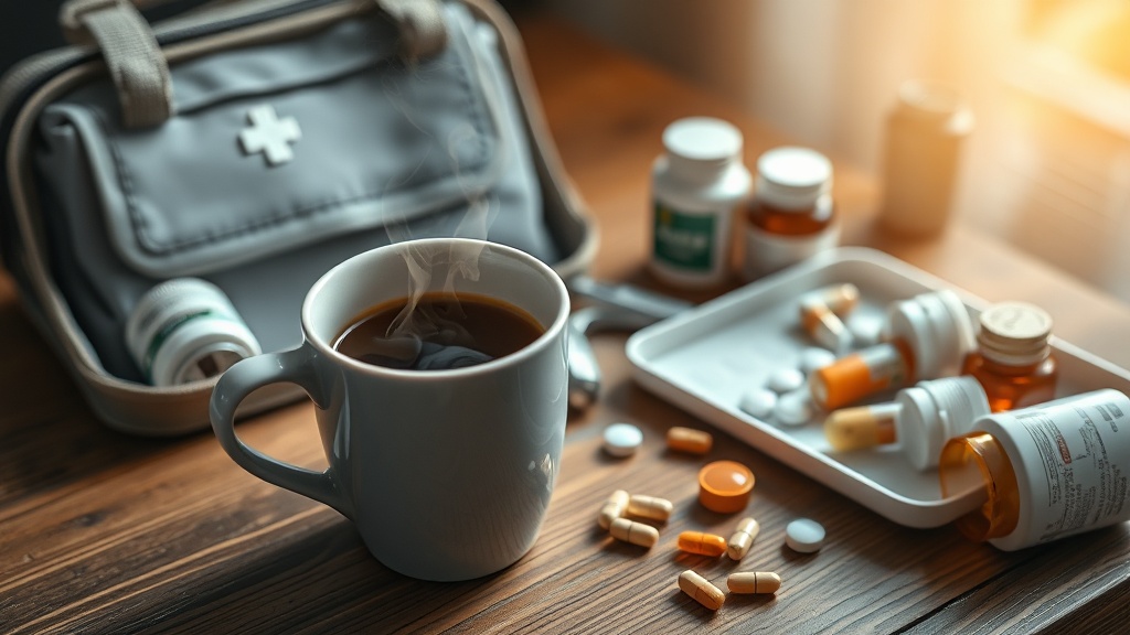 Káva a lékárnička: Jak kofein ovlivňuje vstřebávání léků a vitamínů
