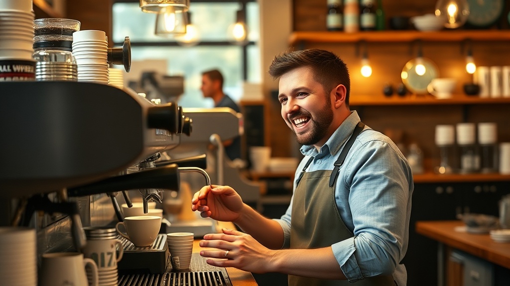 Kávový humor: Nejlepší vtipy a historky zpoza baristického pultu