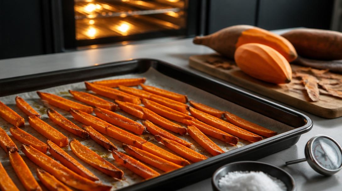 Domácí hranolky z batátů: Jak dosáhnout maximální křupavosti bez fritézy