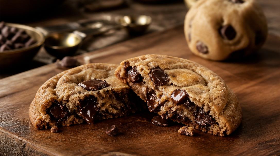 Pravé americké cookies s kousky čokolády: Jak docílit křupavých okrajů a měkkého středu