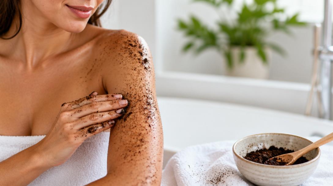 Domácí kávový peeling: Jak využit kávovou sedlinu pro krásnou pokožku
