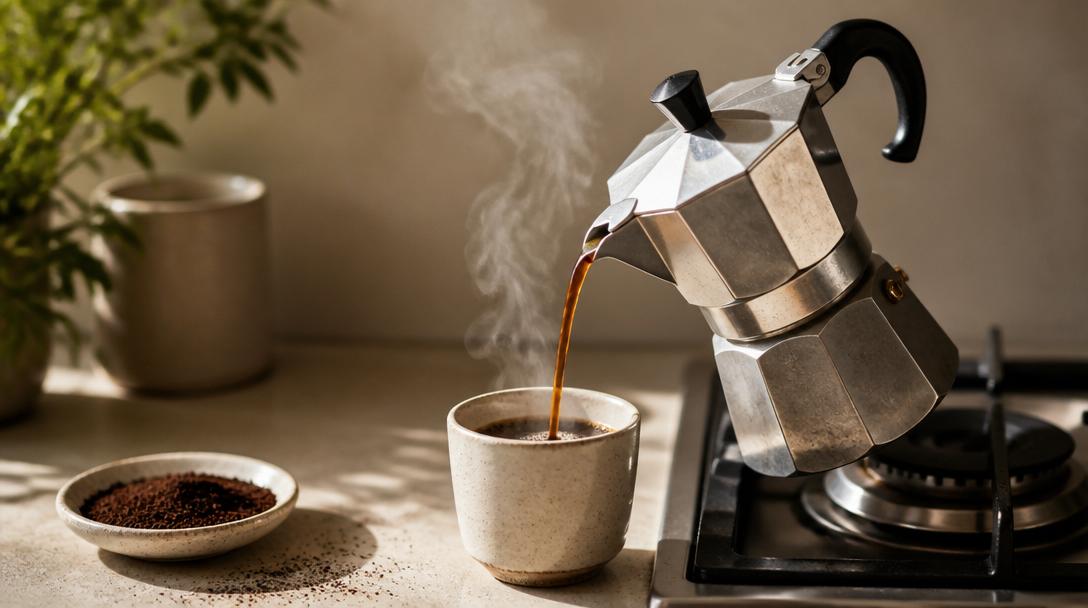 Důvody proč káva z moka konvičky tak věrně imituje espresso