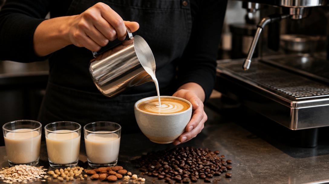 Espresso s ovesným mlékem: Jak vybrat rostlinné mléko, které se nesrazí
