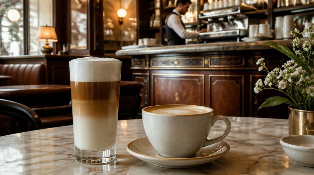 Jak v Itálii rozlišují mezi Caffè Latte a Latte Macchiato