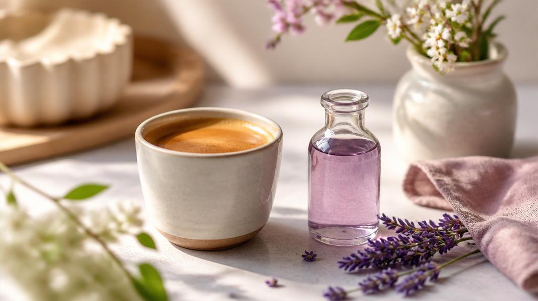 Jarní kávový restart: Recept na espresso s kapkou levandulového sirupu