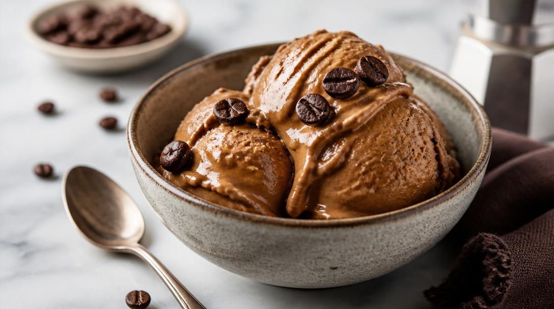 Kávové gelato doma: Jak vyrobit poctivou italskou zmrzlinu ze zrnkové kávy