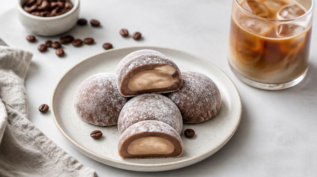 Ledové kávové mochi: Recept na netradiční kávové osvěžení