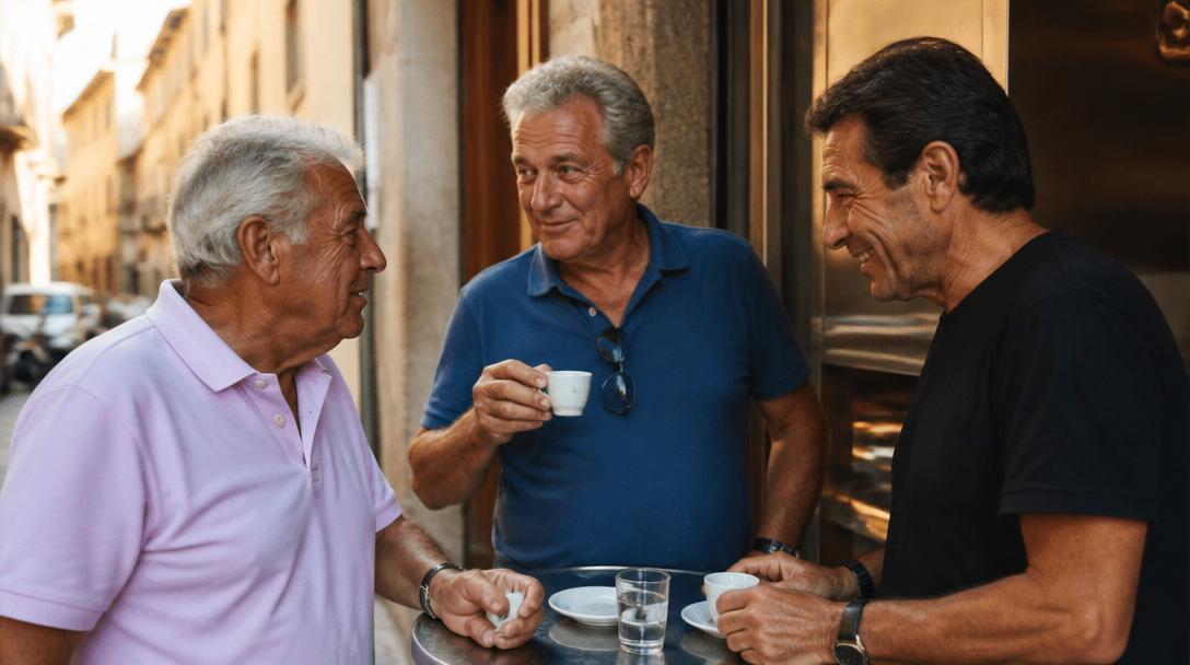 Provázanost italské kávové socializace s psychickou pohodou