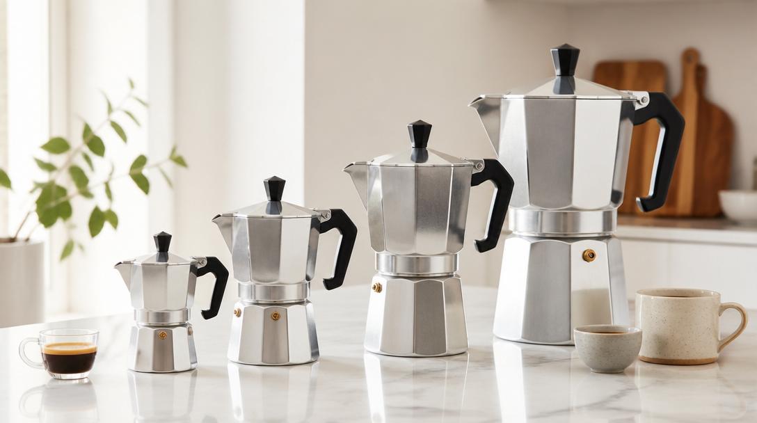 Průvodce výběrem správné velikosti konvičky značky Bialetti