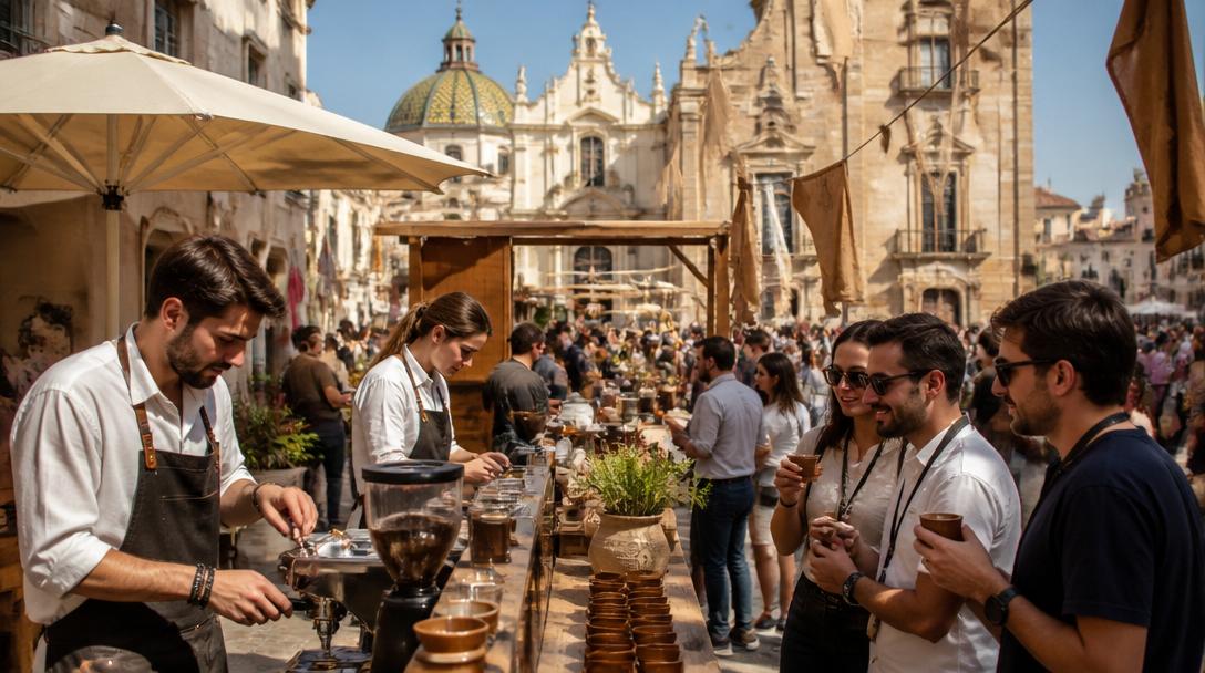 Regionální kávové slavnosti a festivaly napříč Itálií