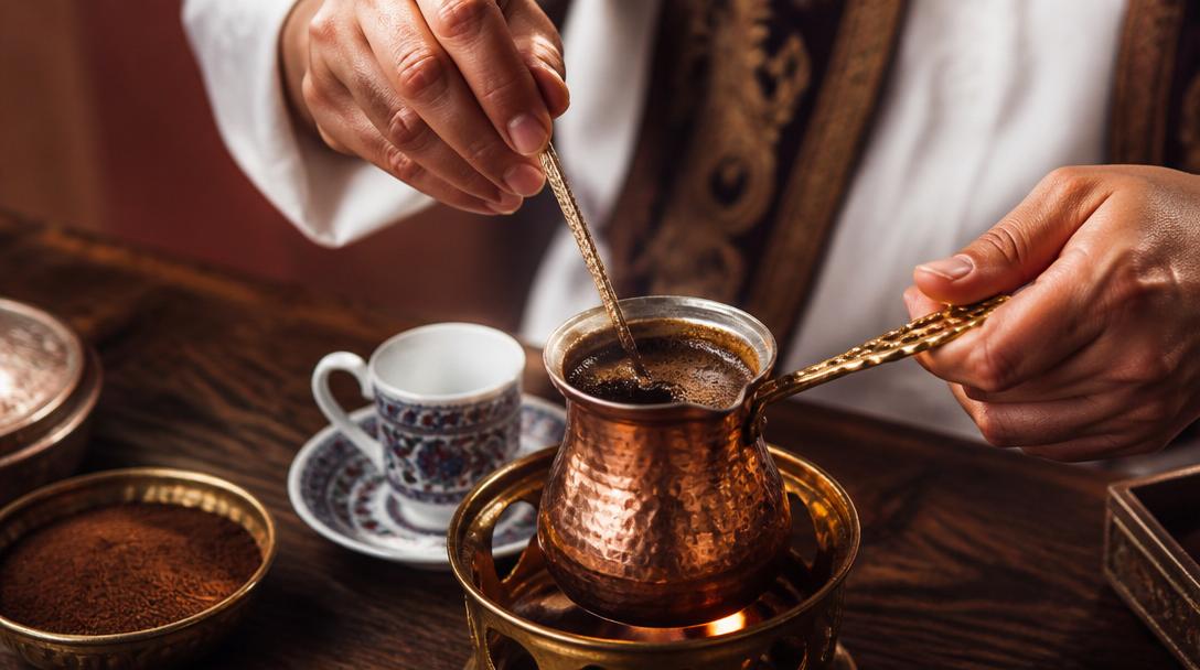 Turecká káva z džezvy: Zapomeňte na českého turka, tohle je rituál